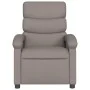 Sillón reclinable de masaje eléctrico tela gris taupe de , Sillones - Ref: Foro24-3203974, Precio: 257,92 €, Descuento: %