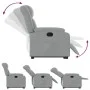 Sillón reclinable elevable de tela gris claro de , Sillones - Ref: Foro24-3205316, Precio: 314,47 €, Descuento: %