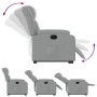 Sillón reclinable elevable de tela gris claro de , Sillones - Ref: Foro24-3205316, Precio: 296,21 €, Descuento: %