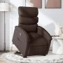 Sillón reclinable elevable tela marrón oscuro de , Sillones - Ref: Foro24-3203983, Precio: 273,99 €, Descuento: %