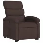 Sillón reclinable elevable tela marrón oscuro de , Sillones - Ref: Foro24-3203983, Precio: 273,99 €, Descuento: %
