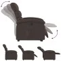 Sillón reclinable elevable tela marrón oscuro de , Sillones - Ref: Foro24-3203983, Precio: 273,99 €, Descuento: %
