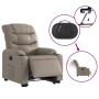 Sillón elevable eléctrico cuero artificial capuchino de , Sillones - Ref: Foro24-3206619, Precio: 325,45 €, Descuento: %