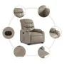 Sillón elevable eléctrico cuero artificial capuchino de , Sillones - Ref: Foro24-3206619, Precio: 348,73 €, Descuento: %