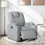 Sillón reclinable eléctrico tela gris claro de , Sillones - Ref: Foro24-3204344, Precio: 256,44 €, Descuento: %