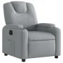 Sillón reclinable eléctrico tela gris claro de , Sillones - Ref: Foro24-3204344, Precio: 256,44 €, Descuento: %