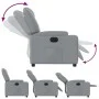 Sillón reclinable eléctrico tela gris claro de , Sillones - Ref: Foro24-3204344, Precio: 256,44 €, Descuento: %