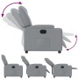 Sillón reclinable eléctrico tela gris claro de , Sillones - Ref: Foro24-3204344, Precio: 234,75 €, Descuento: %