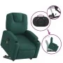 Silla de masaje reclinable de pie de tela verde oscura de , Sillones - Ref: Foro24-3204386, Precio: 291,63 €, Descuento: %