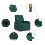 Silla de masaje reclinable de pie de tela verde oscura de , Sillones - Ref: Foro24-3204386, Precio: 291,63 €, Descuento: %