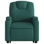 Silla de masaje reclinable de pie de tela verde oscura de , Sillones - Ref: Foro24-3204386, Precio: 277,45 €, Descuento: %