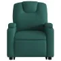 Silla de masaje reclinable de pie de tela verde oscura de , Sillones - Ref: Foro24-3204386, Precio: 291,63 €, Descuento: %