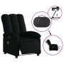 Sillón reclinable de masaje eléctrico tela negro de , Sillones - Ref: Foro24-3204082, Precio: 262,39 €, Descuento: %