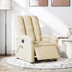 Elektrischer Massage-Fernsehsessel, Stoff in Cremefarbe. von , Sessel - Ref: Foro24-3204089, Preis: 257,54 €, Rabatt: %