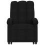 Sillón reclinable elevable tela negro de , Sillones - Ref: Foro24-3204094, Precio: 253,75 €, Descuento: %