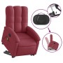Sillón reclinable de masaje elevable tela rojo tinto de , Sillones - Ref: Foro24-3204107, Precio: 271,78 €, Descuento: %