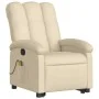 Silla de masaje reclinable de pie de tela color crema de , Sillones - Ref: Foro24-3204113, Precio: 290,48 €, Descuento: %