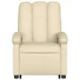 Silla de masaje reclinable de pie de tela color crema de , Sillones - Ref: Foro24-3204113, Precio: 290,48 €, Descuento: %
