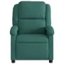 Sillón reclinable de masaje eléctrico tela verde oscuro de , Sillones - Ref: Foro24-3204158, Precio: 258,25 €, Descuento: %