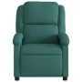 Sillón reclinable de masaje eléctrico tela verde oscuro de , Sillones - Ref: Foro24-3204158, Precio: 254,26 €, Descuento: %