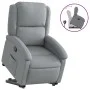 Hellgrauer Stoff-Liegesessel mit Aufstehhilfe. von , Sessel - Ref: Foro24-3204164, Preis: 312,31 €, Rabatt: %