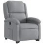 Hellgrauer Stoff-Liegesessel mit Aufstehhilfe. von , Sessel - Ref: Foro24-3204164, Preis: 312,31 €, Rabatt: %