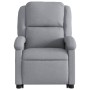 Sillón reclinable elevable de tela gris claro de , Sillones - Ref: Foro24-3204164, Precio: 289,98 €, Descuento: %