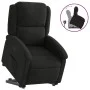 Sillón reclinable elevable tela negro de , Sillones - Ref: Foro24-3204166, Precio: 281,92 €, Descuento: %