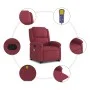 Sillón reclinable de masaje elevable tela rojo tinto de , Sillones - Ref: Foro24-3204179, Precio: 292,35 €, Descuento: %