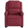 Sillón reclinable de masaje elevable tela rojo tinto de , Sillones - Ref: Foro24-3204179, Precio: 292,35 €, Descuento: %