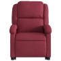Sillón reclinable de masaje elevable tela rojo tinto de , Sillones - Ref: Foro24-3204179, Precio: 285,51 €, Descuento: %