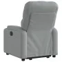 Sillón reclinable elevable de tela gris claro by , Armchairs - Ref: Foro24-3204710, Price: 275,01 €, Discount: %