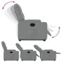 Sillón reclinable elevable de tela gris claro de , Sillones - Ref: Foro24-3204710, Precio: 259,24 €, Descuento: %