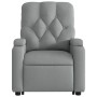 Sillón reclinable elevable de tela gris claro de , Sillones - Ref: Foro24-3204710, Precio: 259,24 €, Descuento: %