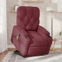 Sillón reclinable de masaje elevable tela rojo tinto de , Sillones - Ref: Foro24-3204725, Precio: 296,45 €, Descuento: %