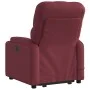 Sillón reclinable de masaje elevable tela rojo tinto de , Sillones - Ref: Foro24-3204725, Precio: 296,45 €, Descuento: %
