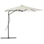 Sombrilla de jardín con palo de acero 300 cm arena de vidaXL, Sombrillas - Ref: Foro24-44886, Precio: 135,82 €, Descuento: %
