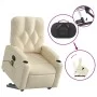 Silla de masaje reclinable de pie de tela color crema de , Sillones - Ref: Foro24-3204731, Precio: 309,75 €, Descuento: %