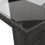 Set de comedor de jardín 9 pzas y cojines ratán sintético negro en Conjuntos de jardín | Comprar online en Foru.es