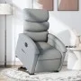 Sillón eléctrico reclinable elevable de tela gris claro de , Sillones - Ref: Foro24-3204002, Precio: 320,44 €, Descuento: %