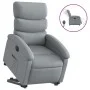 Sillón eléctrico reclinable elevable de tela gris claro de , Sillones - Ref: Foro24-3204002, Precio: 320,44 €, Descuento: %