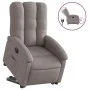 Elektrischer verstellbarer Aufstehsessel aus grauem Taupe-Stoff. von , Sessel - Ref: Foro24-3204124, Preis: 324,50 €, Rabatt: %