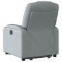 Sillón eléctrico reclinable elevable de tela gris claro de , Sillones - Ref: Foro24-3204392, Precio: 301,29 €, Descuento: %