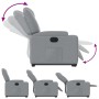 Sillón eléctrico reclinable elevable de tela gris claro de , Sillones - Ref: Foro24-3204392, Precio: 301,29 €, Descuento: %