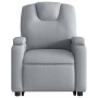 Sillón eléctrico reclinable elevable de tela gris claro de , Sillones - Ref: Foro24-3204392, Precio: 301,29 €, Descuento: %