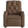Sillón eléctrico reclinable elevable de tela marrón de , Sillones - Ref: Foro24-3204738, Precio: 318,48 €, Descuento: %