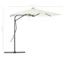 Sombrilla de jardín con palo de acero 300 cm arena de vidaXL, Sombrillas - Ref: Foro24-44886, Precio: 135,82 €, Descuento: %