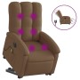 Sillón de masaje eléctrico reclinable elevable tela marrón de , Sillones - Ref: Foro24-3204132, Precio: 331,44 €, Descuento: %