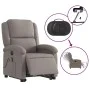 Sillón de masaje eléctrico reclinable elevable tela taupé de , Sillones - Ref: Foro24-3204208, Precio: 342,54 €, Descuento: %