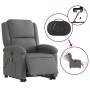 Sillón de masaje eléctrico reclinable elevable tela gris oscuro de , Sillones - Ref: Foro24-3204201, Precio: 318,69 €, Descue...